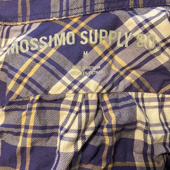 Mission Supply Co Medium Plaid Button Up - Picture 3 of 7